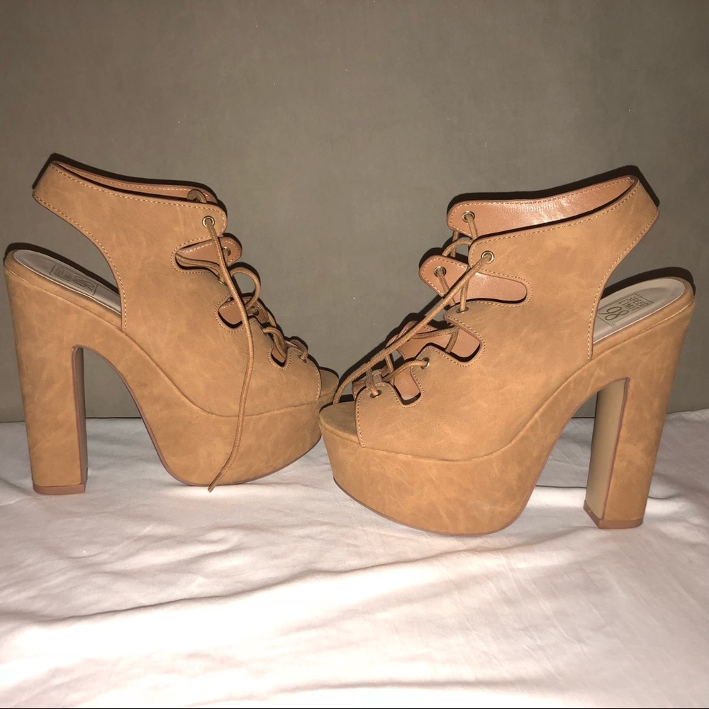 Lace up heels